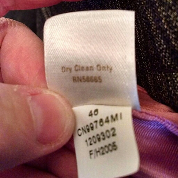 Gray Pinstripe Blazer - Picture 4 of 7